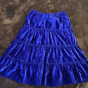 Blue skirt